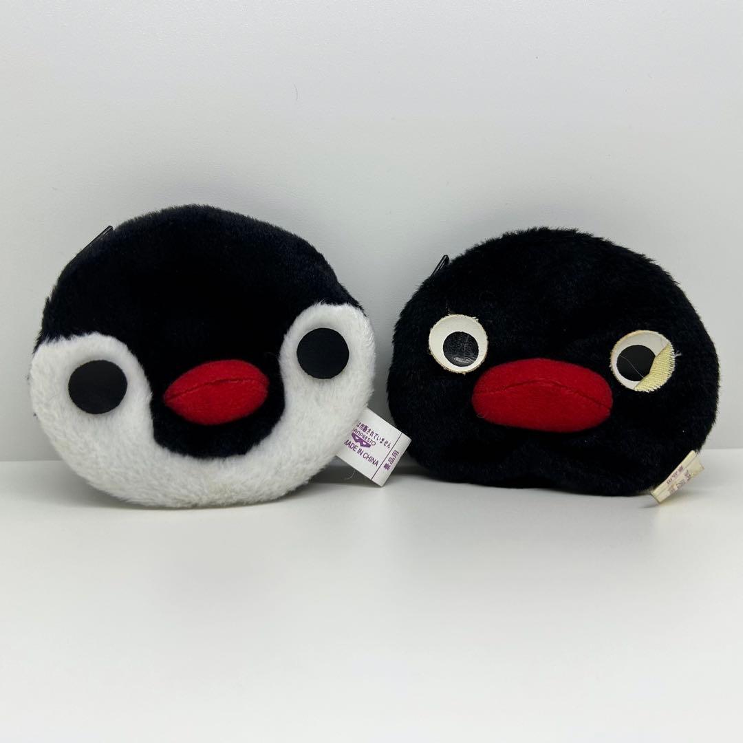 ピングー＆ピンガー コインケース キーホルダー レトロ プライズ ポーチ有损伤或污渍