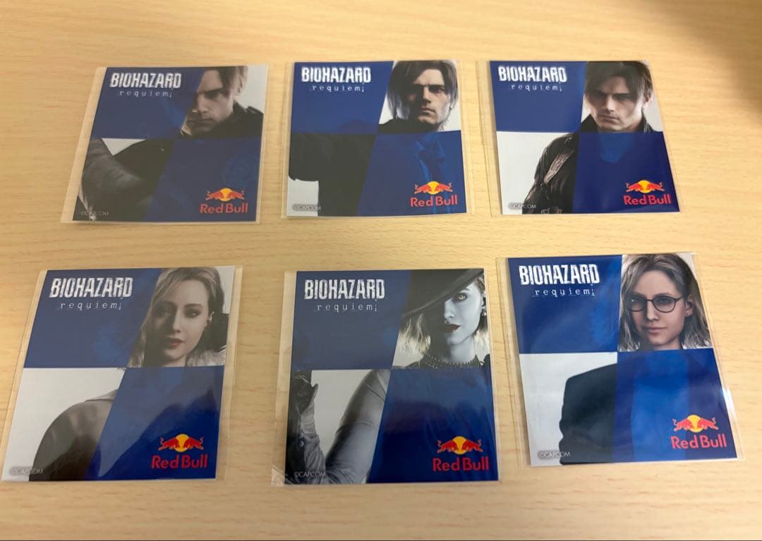 バイオハザード レクイエム ステッカー レッドブルコラボ 全種