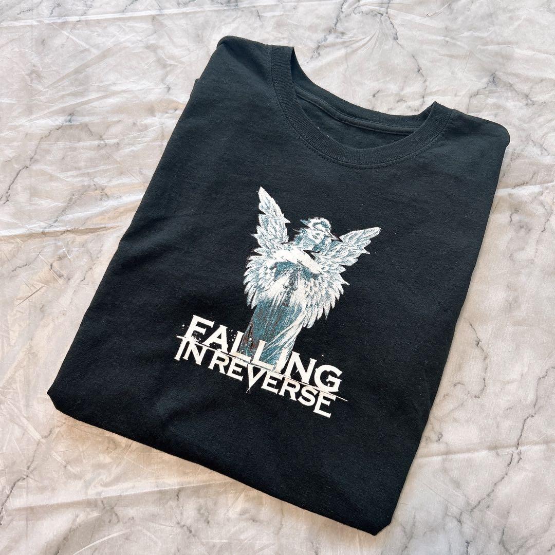 FALLING IN REVERSE バンドTシャツ　ミュージックT 半袖 黒