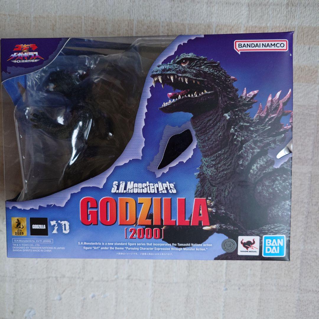 S.H.MonsterArts ゴジラ 2000BANDAI;没有明显的损伤或污渍