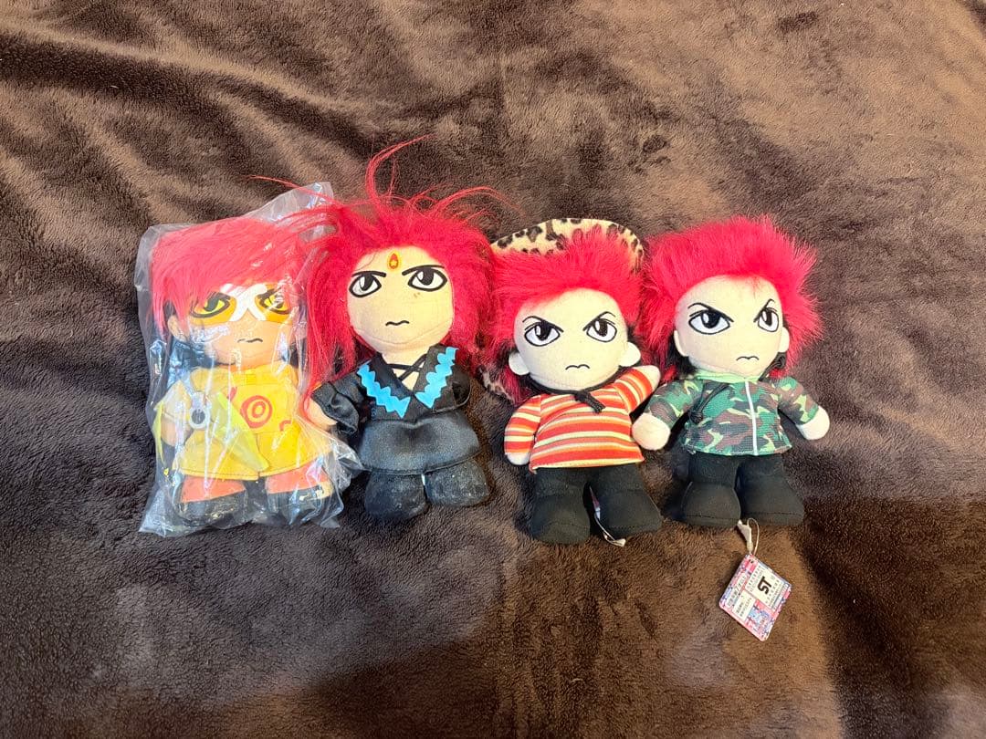 Hide xjapan ぬいぐるみ5体セット　美品&使用済