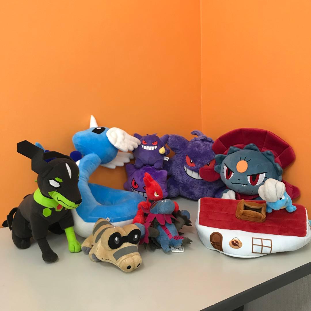 ポケモン ぬいぐるみ ゲンガー他 10点 まとめ売り※ばら売り不可没有明显的损伤或污渍