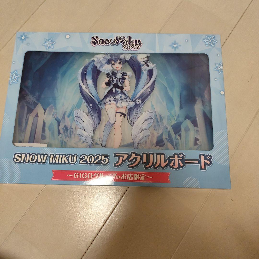 初音ミク　SNOW MIKU 2025 アクリルボード