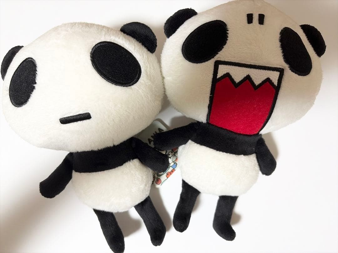 PANDANIA ぱんだにあ ぬいぐるみ 2個セット有些许损伤或污渍
