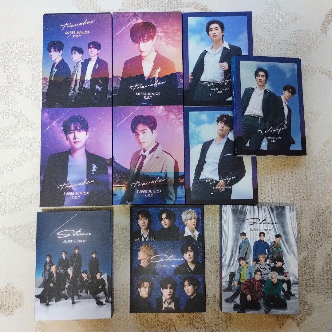 SUPER JUNIOR 　Star　Wings Traveler CD10枚没有明显的损伤或污渍