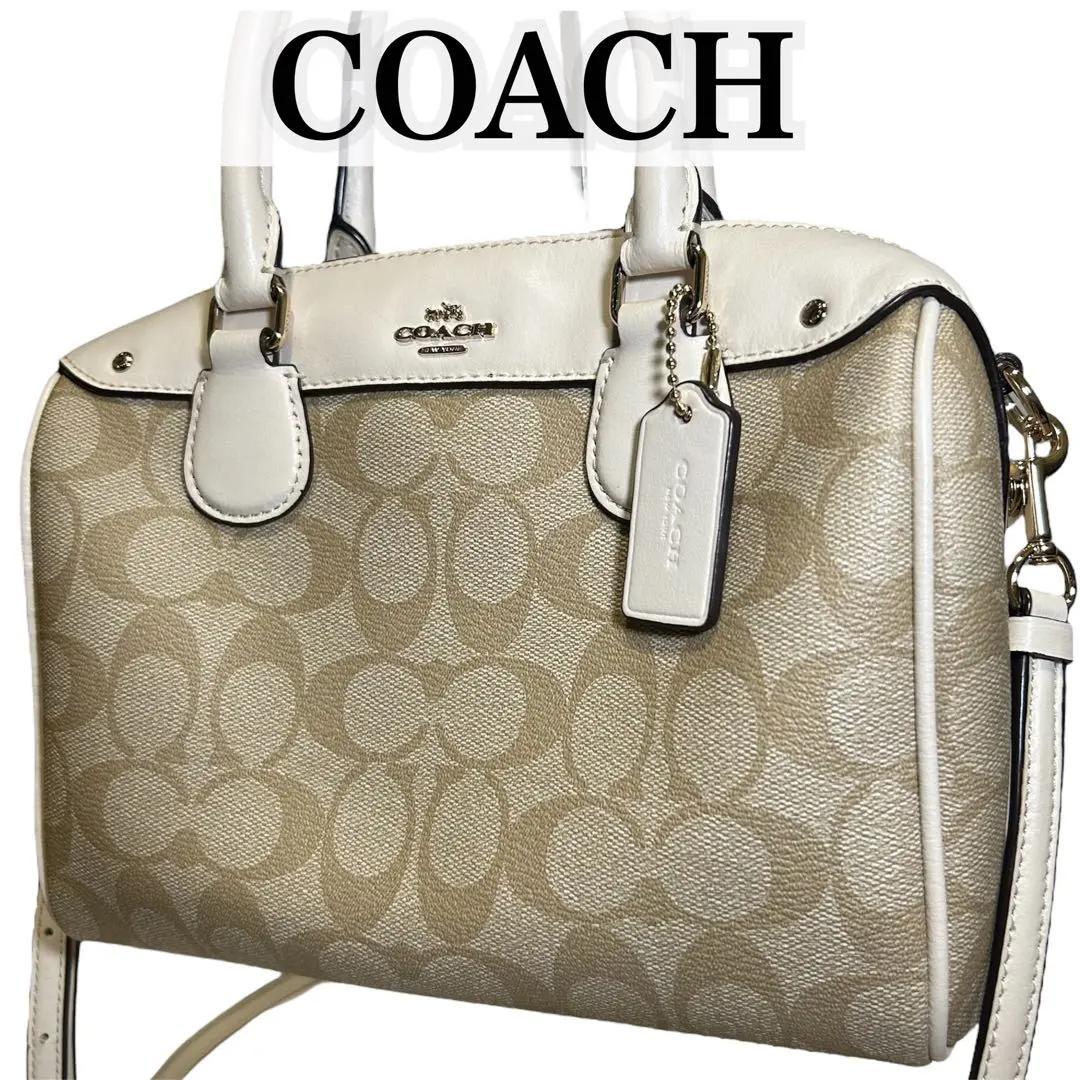 【人気】COACH ショルダーバッグ 2way シグネチャー レディース