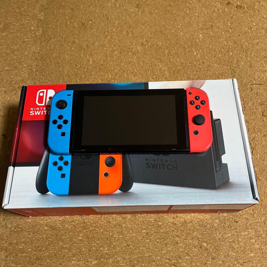 Switch本体コントローラー&外箱Nintendo Switch;有些许损伤或污渍