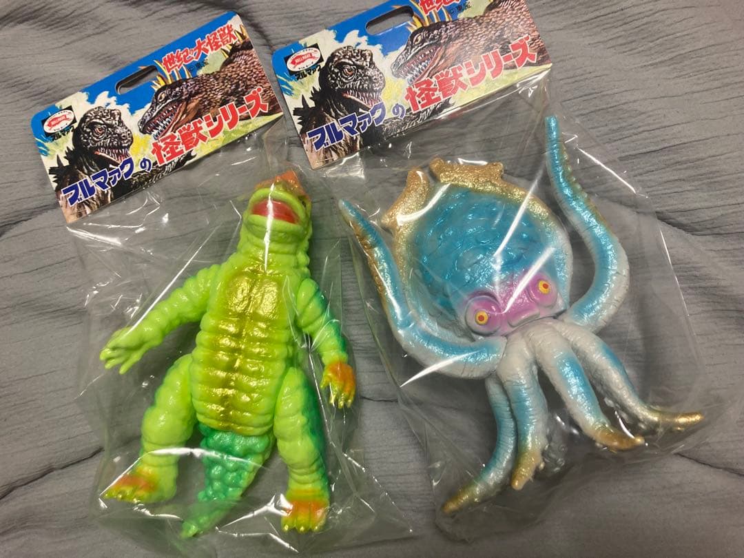 新品　ブルマァク　ゲゾラ＆カメーバ　少年リック　マルサン　ゴジラ　酒井ゆうじmarusan;未使用