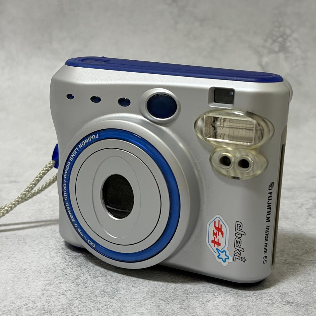 【ジャンク】FUJIFILM チェキ instax mini インスタントカメラ有损伤或污渍