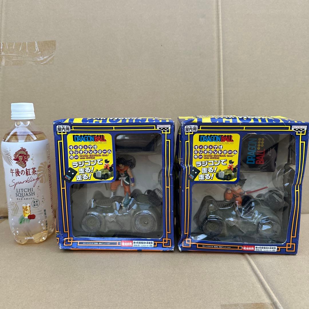 ドラゴンボール　 フィギュア付ラジオコントロールカー　孫悟空　ヤムチャ　ラジコン整体状态不佳