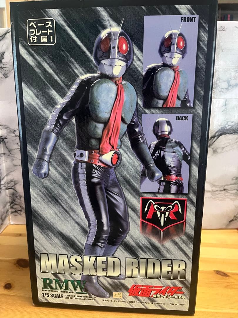 レインボー造形 1/5 /RMW 仮面ライダー 仮面ライダー日2号　スタチュー有些许损伤或污渍