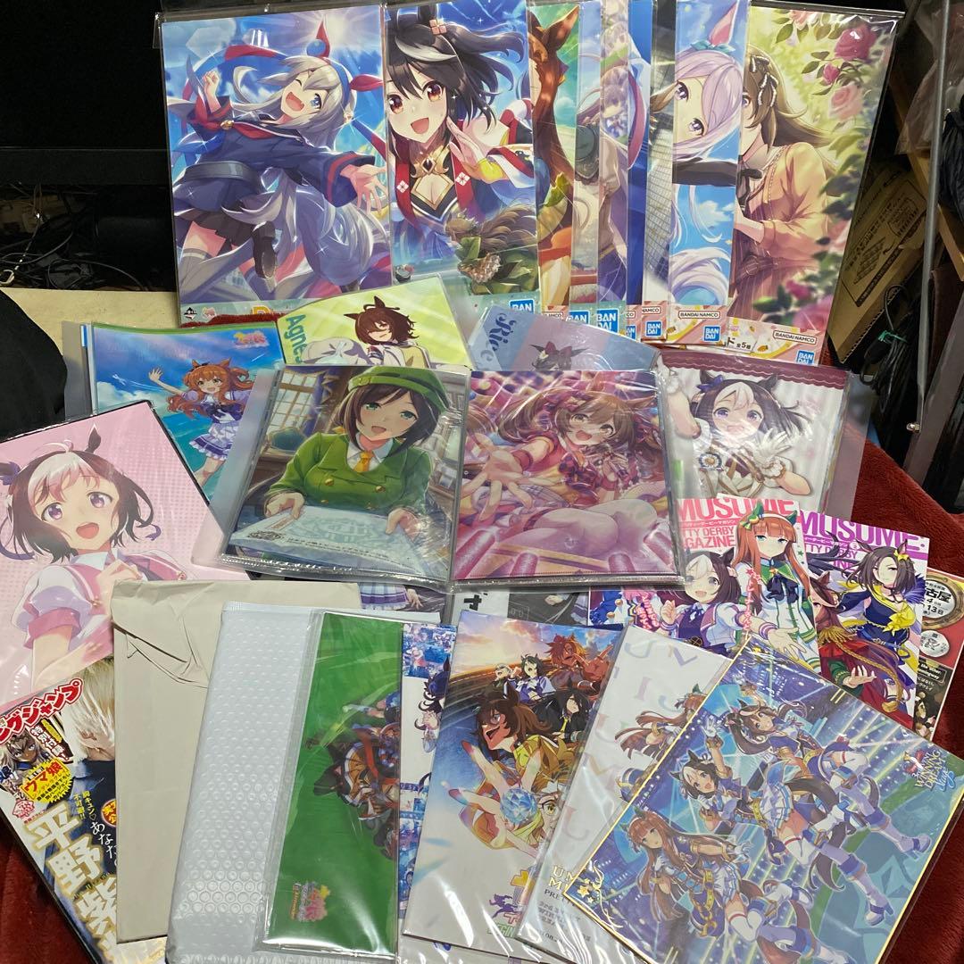 ウマ娘 グッズまとめ売り 100点以上 クリアファイル アクリルプレート 色紙
