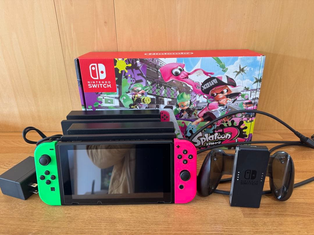 Nintendo Switch　スプラトゥーン2　デザイン　ジャンク品