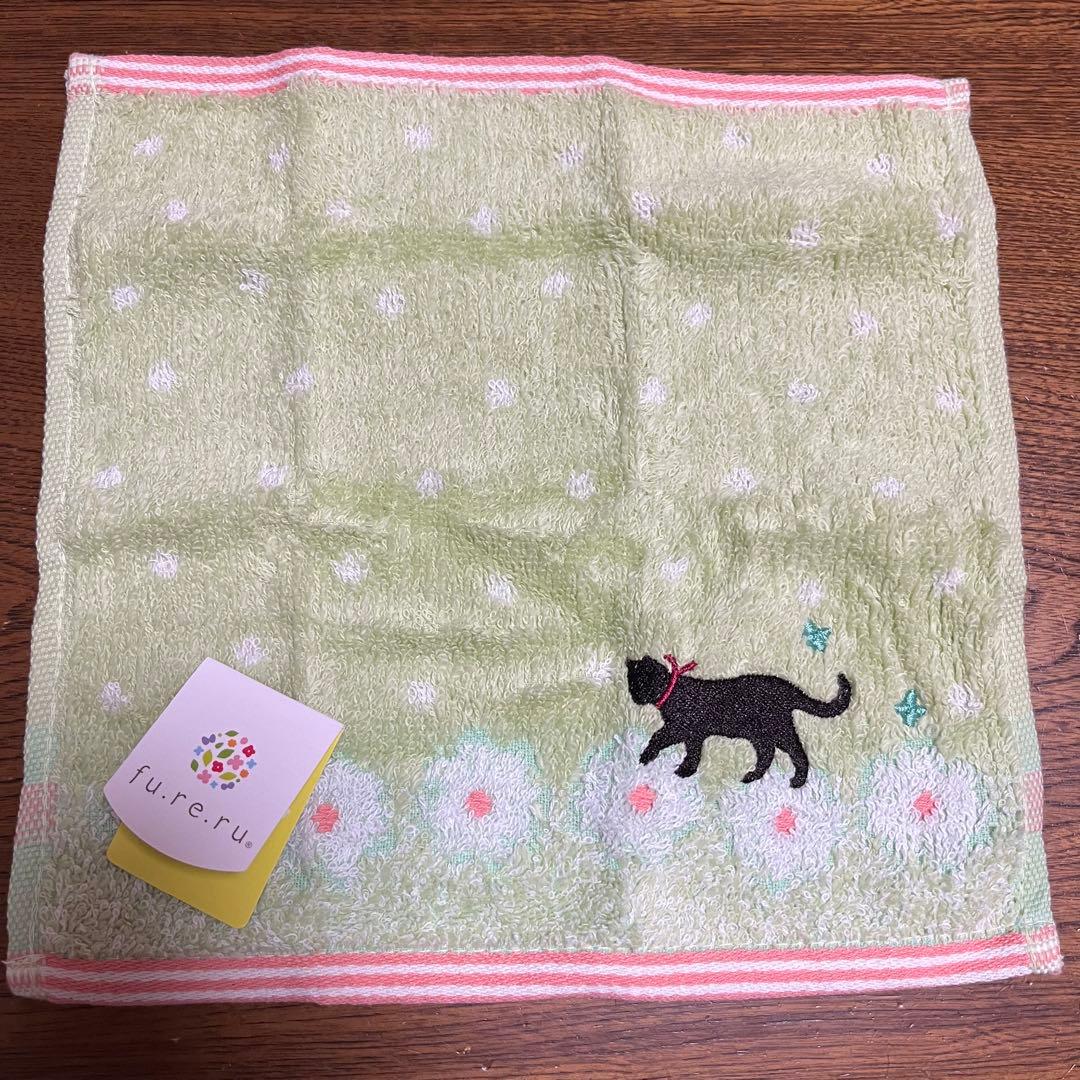 ☆ねこ　ハンカチ☆fureru