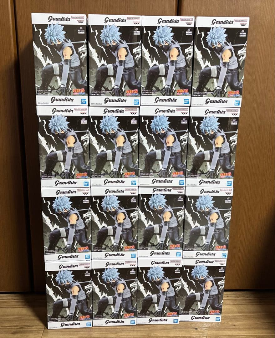 NARUTO 疾風伝 Grandista はたけカカシ フィギュア 16個セット