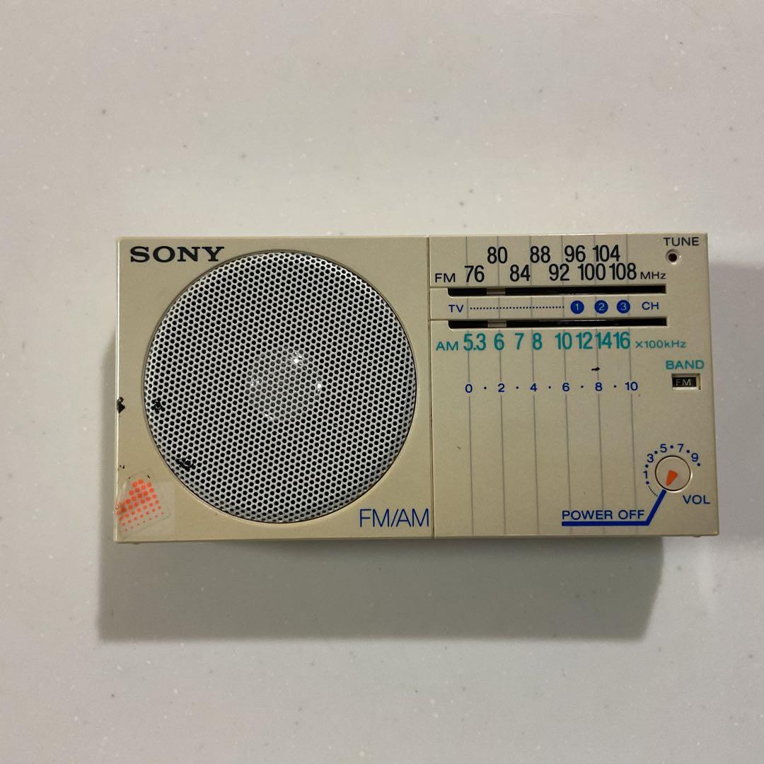 【動作確認済】SONY ソニー ポータブルラジオ ICF-S18 FM/AMSONY;有些许损伤或污渍