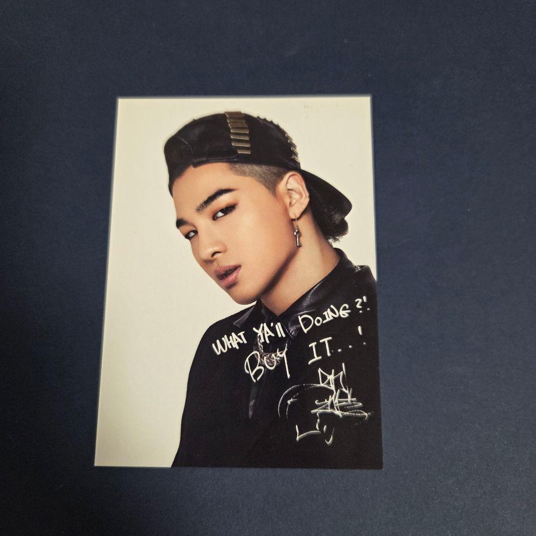BIGBANG　SOL　ヨンベ　　TAEYANG　カード