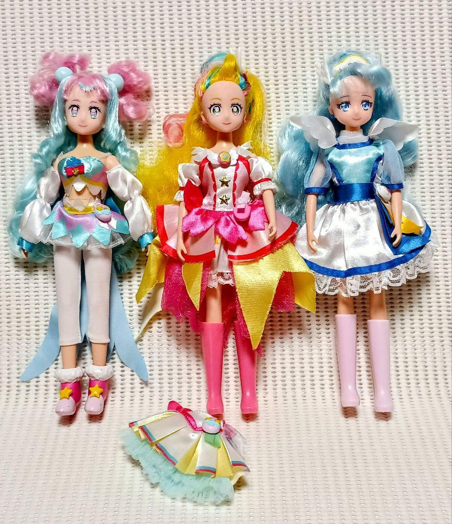 ①プリキュアスタイル　リカちゃん　3体まとめ売り　トロピカル～ジュ！プリキュア