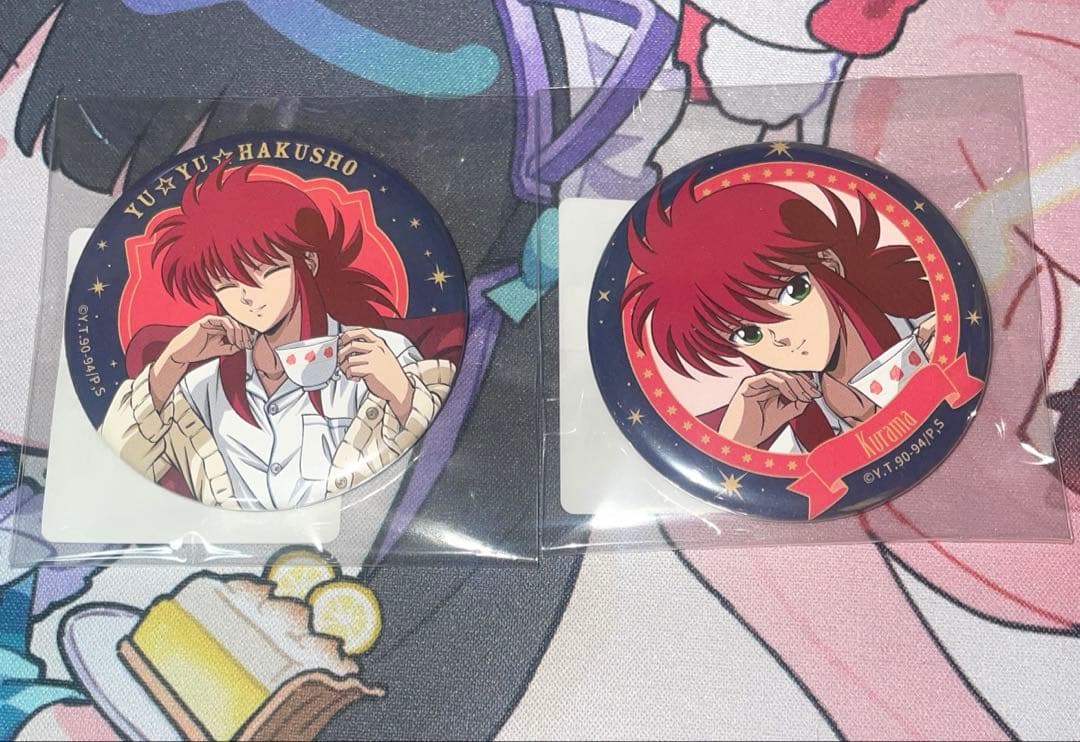 幽遊白書　缶バッジ　蔵馬　DMMスクラッチ没有明显的损伤或污渍