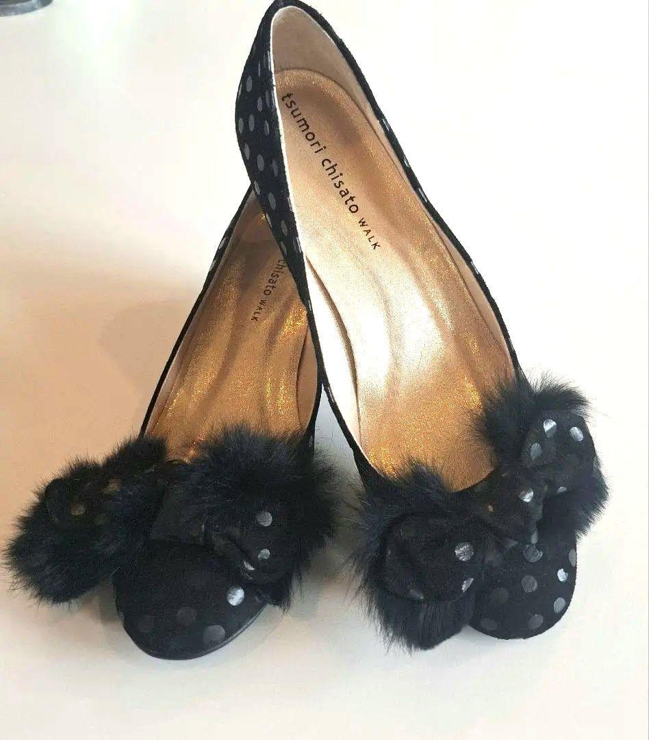 tsumori chisato WALK 24ドット パンプス ツモリチサトtsumori chisato WALK;接近未使用