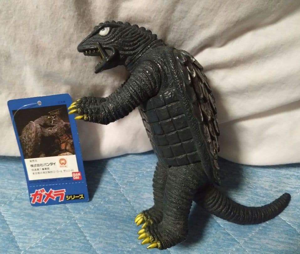 ガメラ ソフビ フィギュア タグ付きBANDAI;没有明显的损伤或污渍