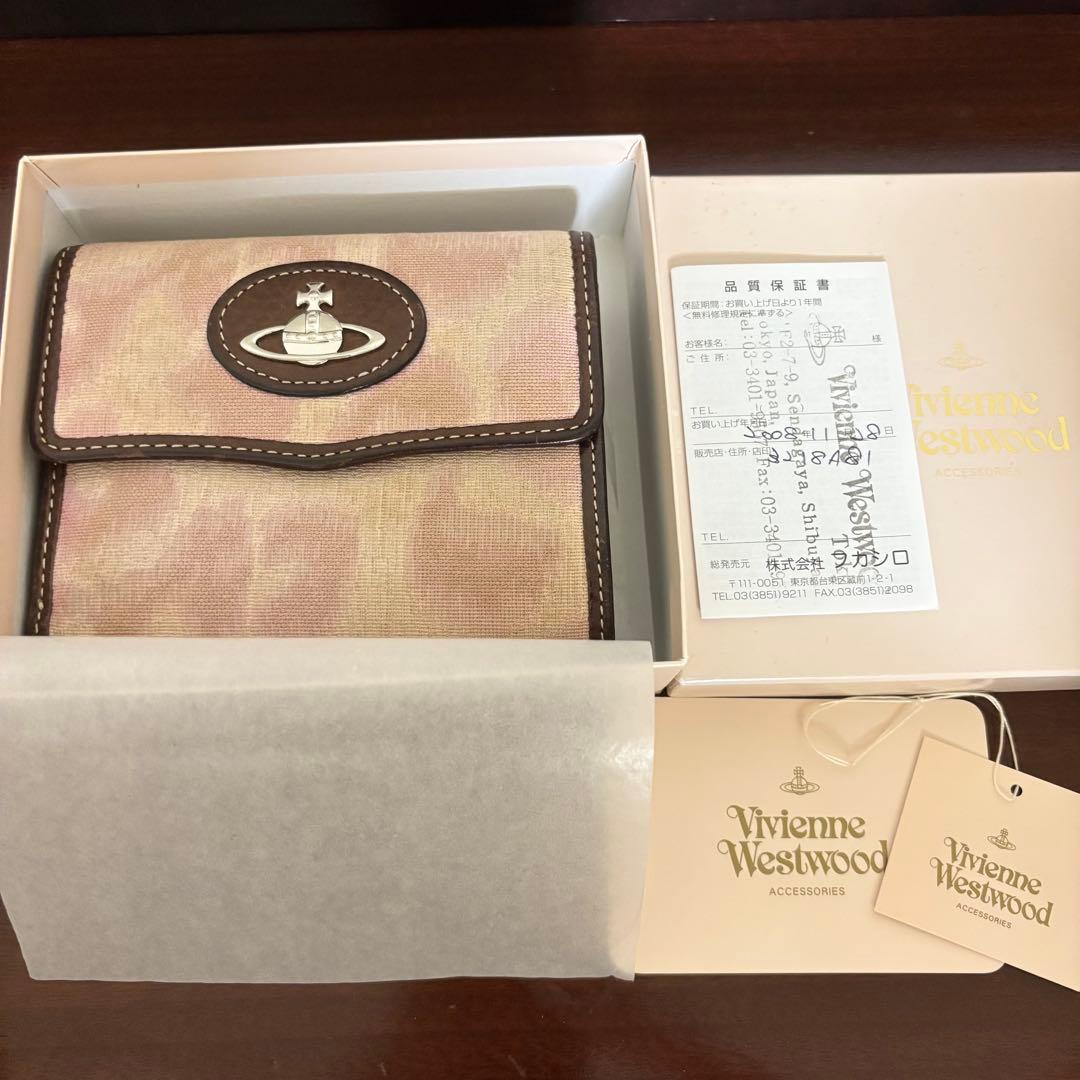 ヴィヴィアン Vivienne Westwood レオパード柄 三つ折り財布Vivienne Westwood;有损伤或污渍