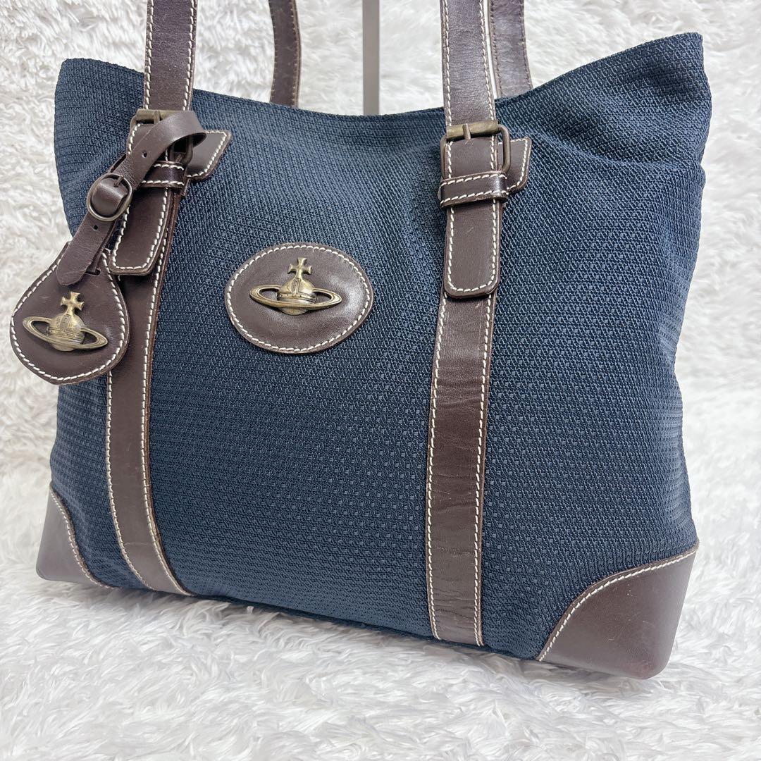 vivienne westwood トートバッグ オーブ 肩掛け チャーム付きVivienne Westwood;有些许损伤或污渍