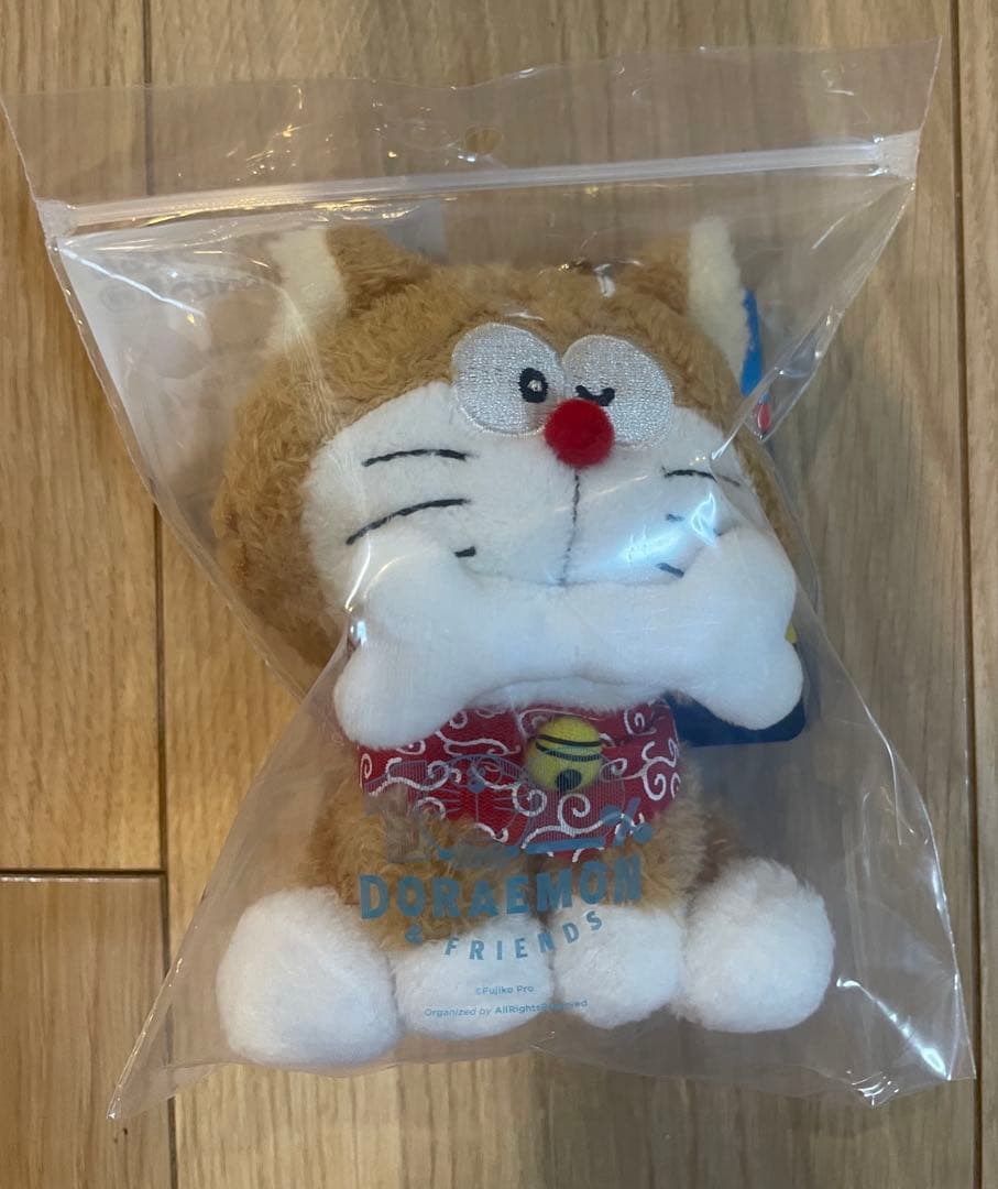 100%ドラえもん&FRIENDS 芝犬 キーチェーンぬいぐるみ未使用