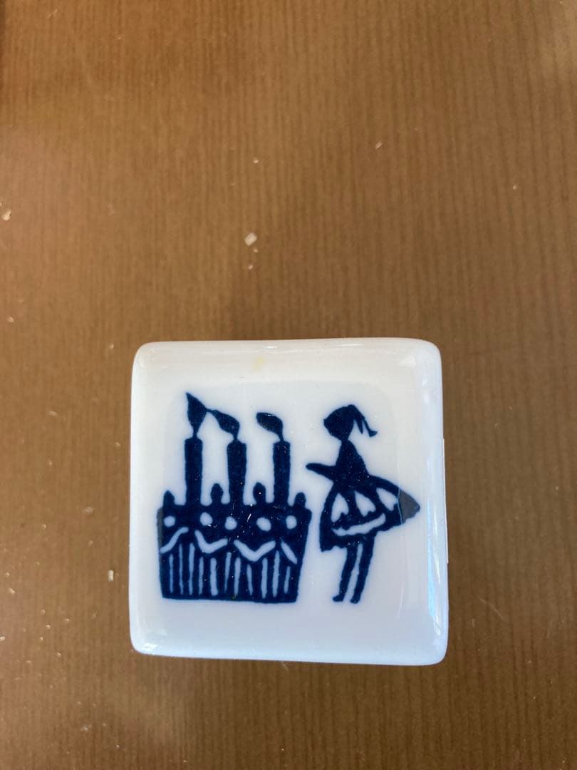 アンティーク陶器製スタンプ