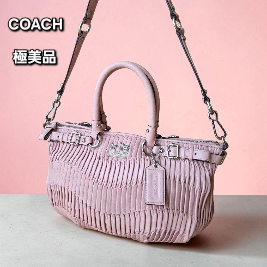 極美品✨COACH✨コーチ　ギャザー　ショルダーバッグ　トートバック　2WAYCOACH;没有明显的损伤或污渍