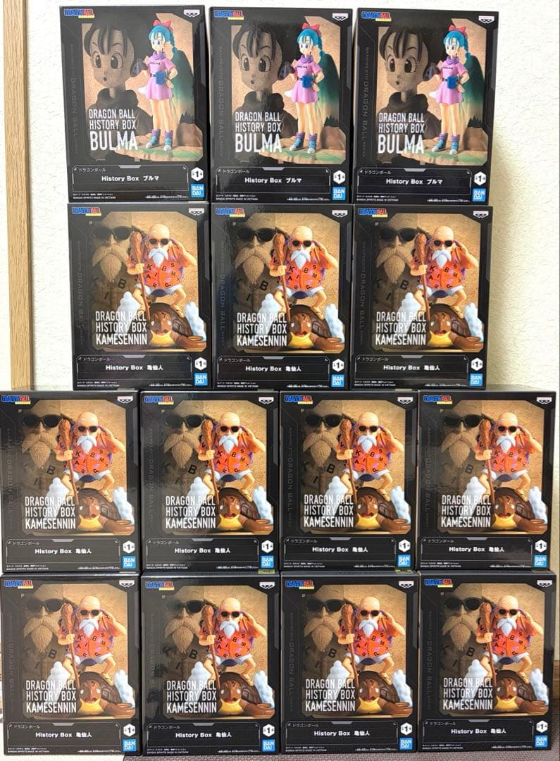 ドラゴンボール History Box 亀仙人 ブルマ 2種.14体まとめ売り