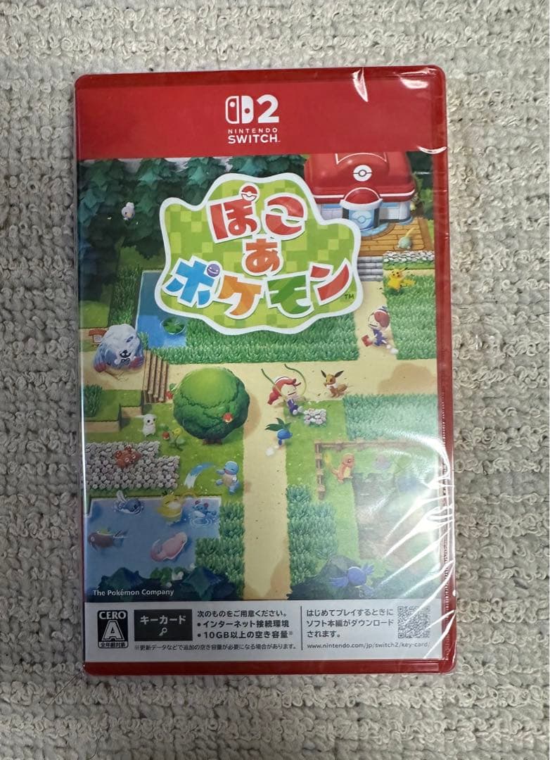 Switch2 ぽこ あ ポケモン キーカード版　未開封
