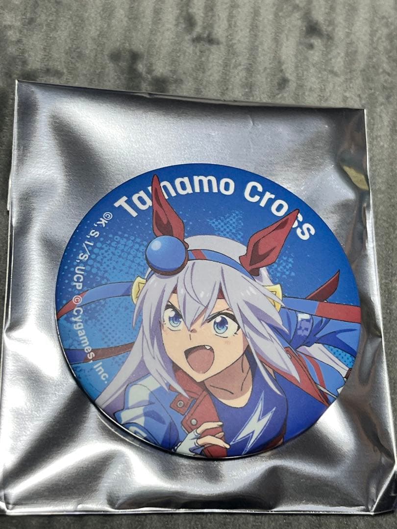 ウマ娘 シンデレラグレイ展 タマモクロス 缶バッジ未使用