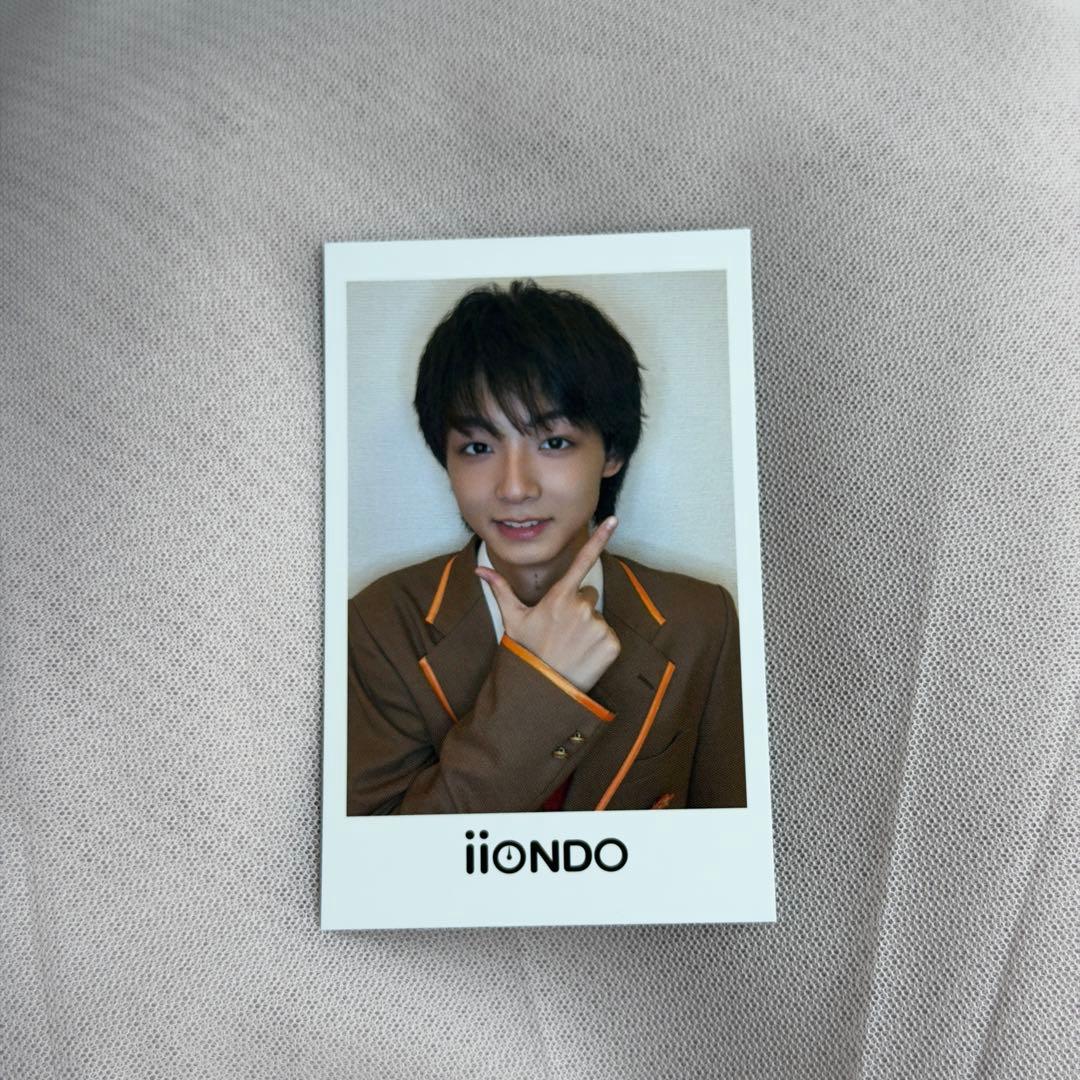 iiONDO はつ恋チェキ風ソロカード 三戸琳仁
