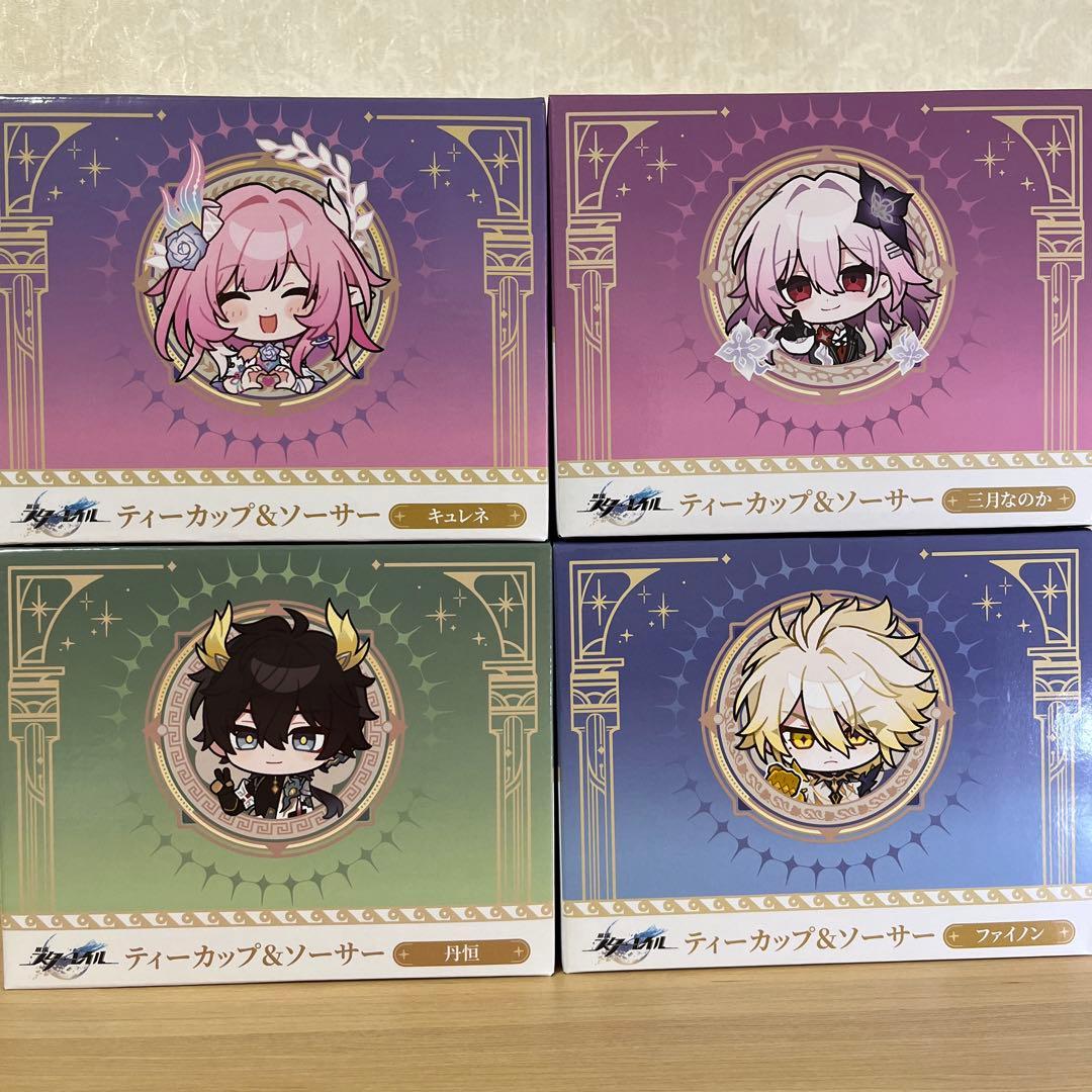 GIGO限定 崩壊スターレイル ティーカップ&ソーサー 4種セット