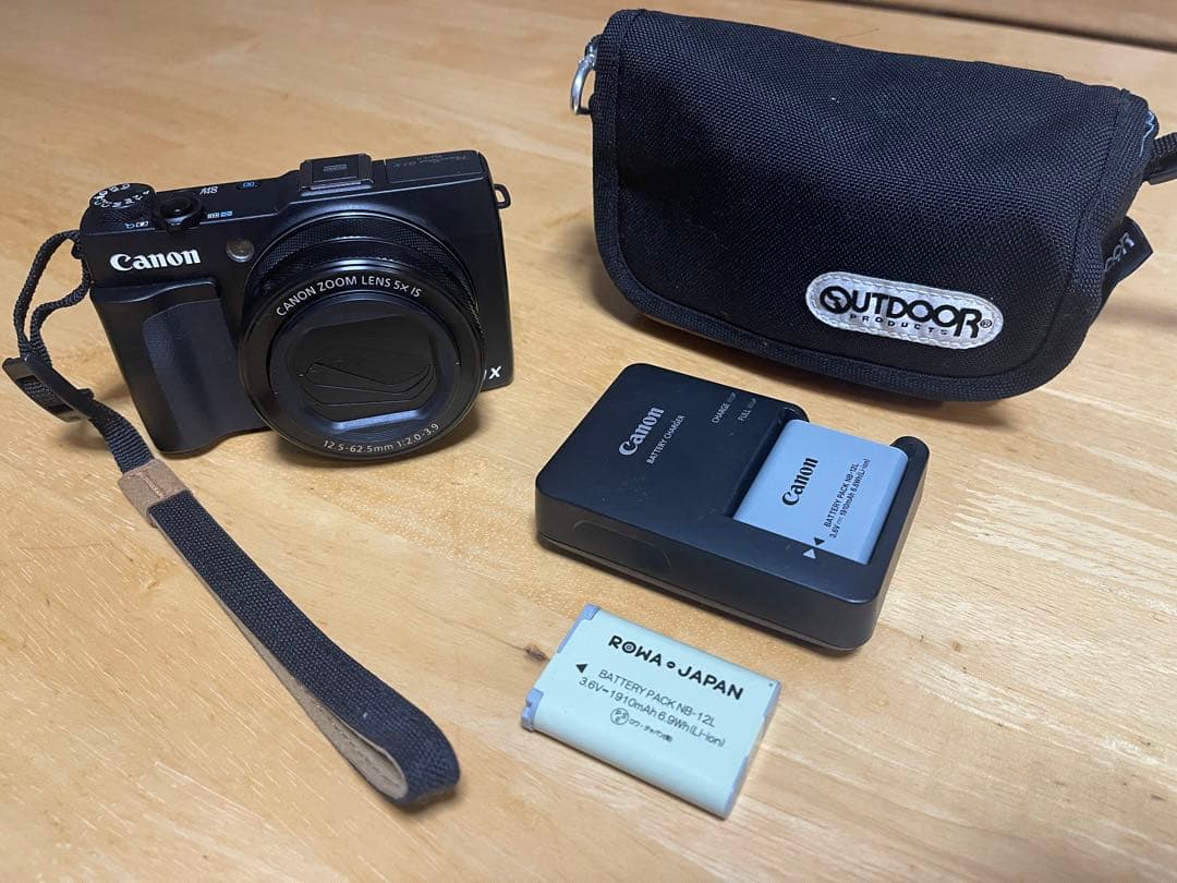 Canon PowerShot G1 X Mark II ★予備バッテリー等付Canon;没有明显的损伤或污渍