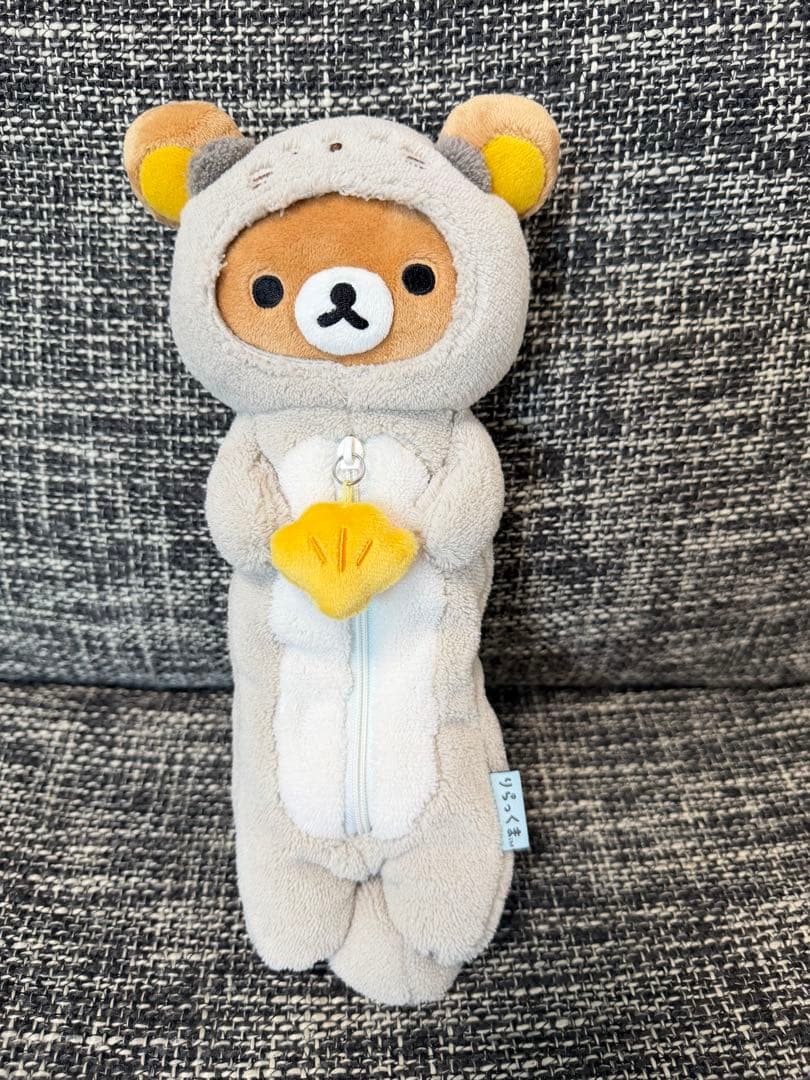 リラックマ　だららっこ　ぬいぐるみペンポーチ