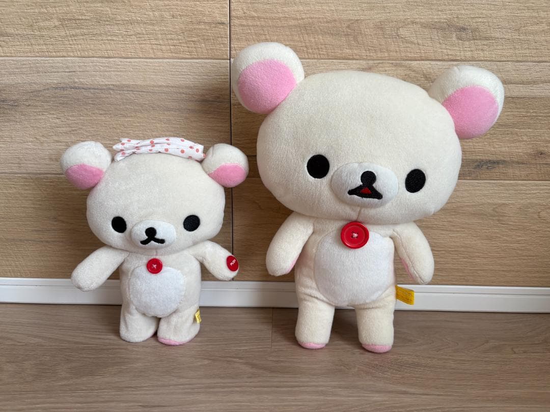 コリラックマ 温泉トコトコぬいぐるみ & ねぶくろぬいぐるみXL まとめ売り没有明显的损伤或污渍