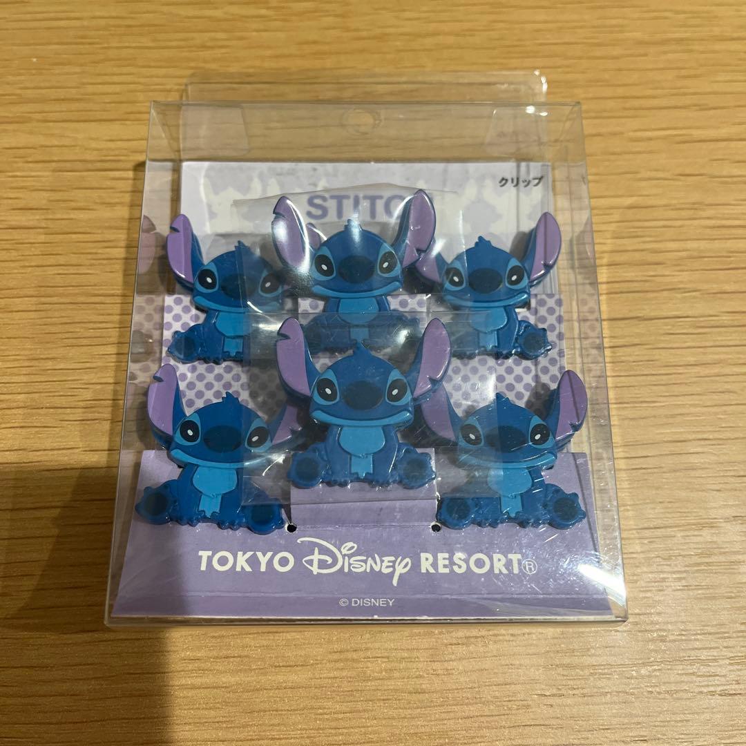 東京ディズニーリゾート スティッチ クリップ 6個セット