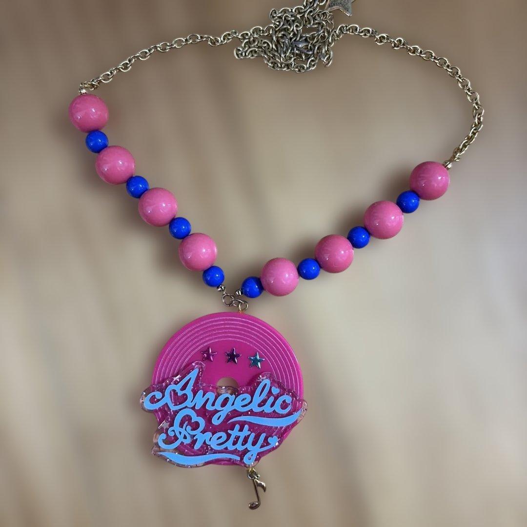 Angelic Pretty Neon MusicネックレスAngelic Pretty;没有明显的损伤或污渍