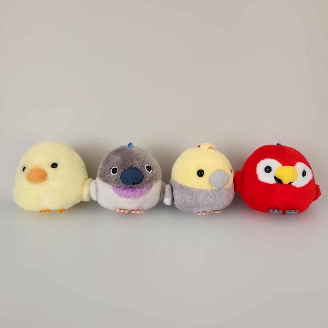 ことり隊　ひよこ　インコ　オウムキーマスコット