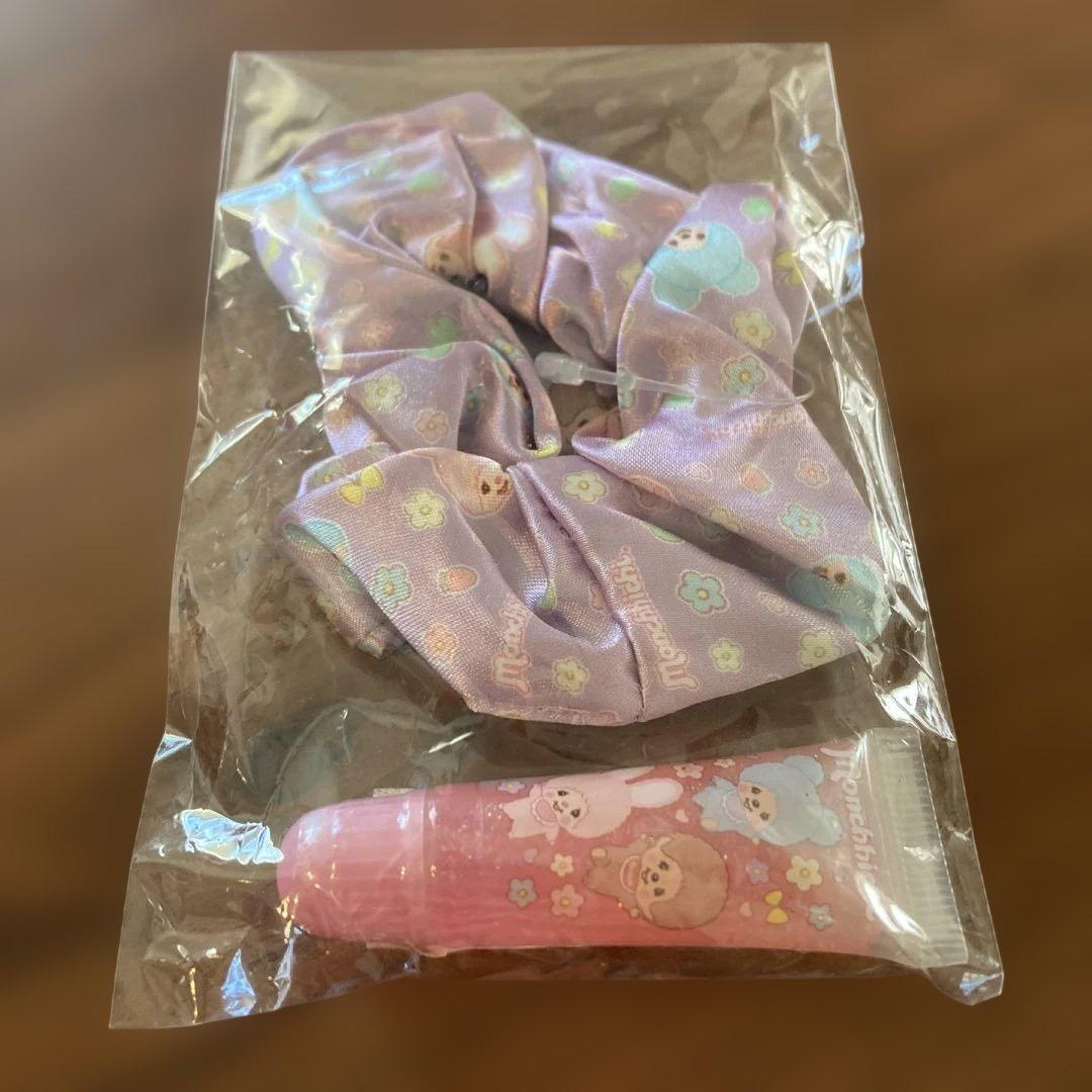 モンチッチ　シュシュとリップグロスセット