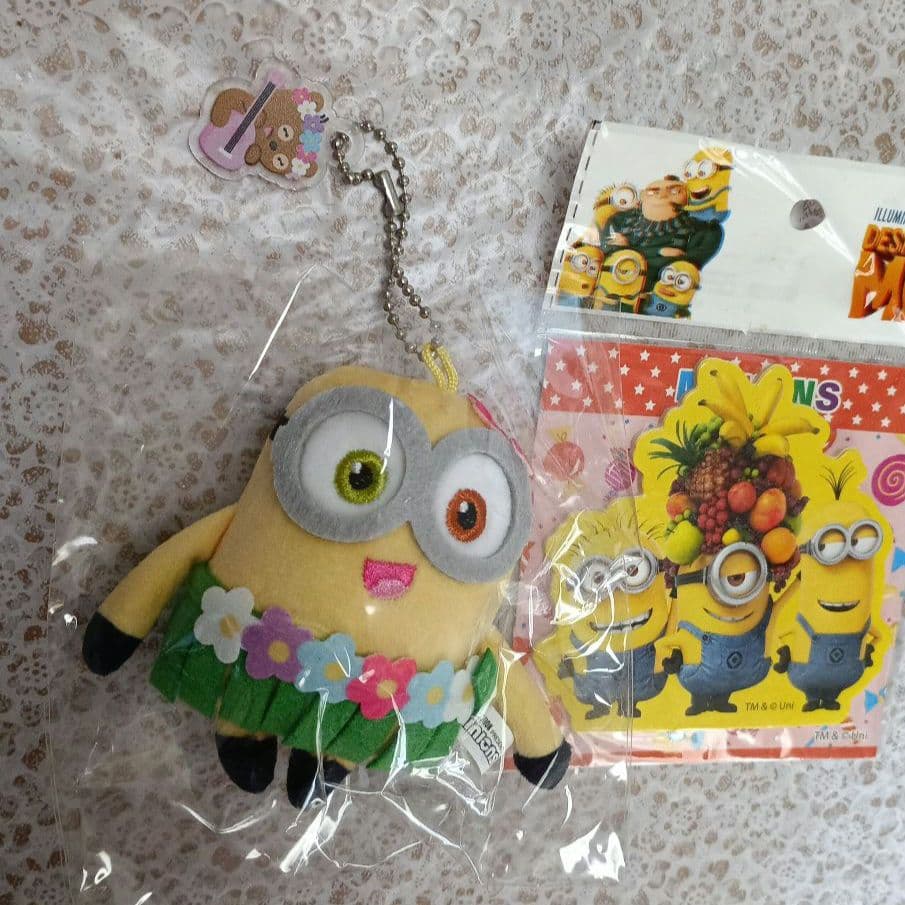 ミニオン ぬいぐるみ マスコットキーチェーン メモ帳