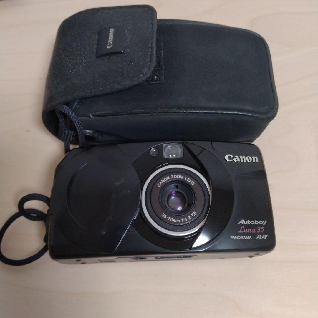 Canon Autoboy Luna 35フィルムカメラ ケース付【ジャンク品】Canon;有损伤或污渍