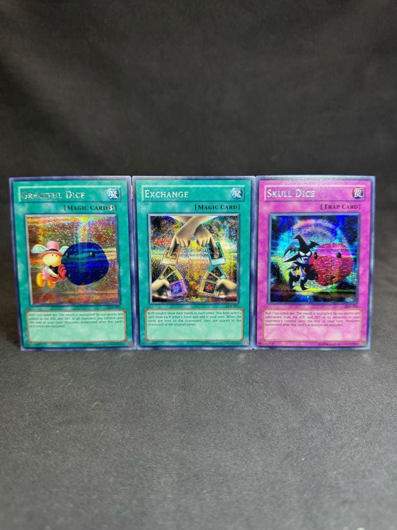yugioh 天使のサイコロ悪魔のサイコロ エクスチェンジ3枚セット美