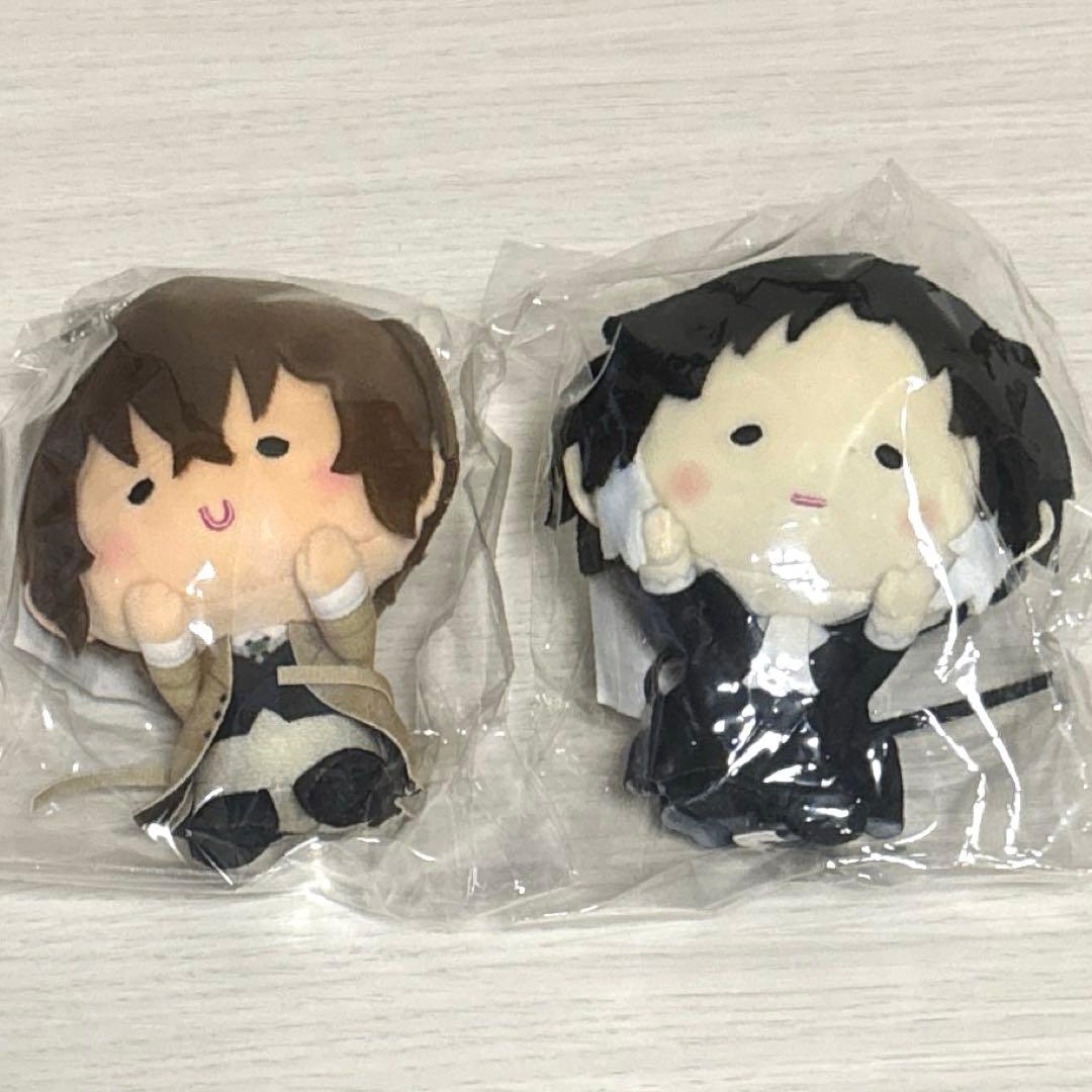 文豪ストレイドッグス んまほっぺ ぬいぐるみ 太宰治 芥川龍之介 2個セット