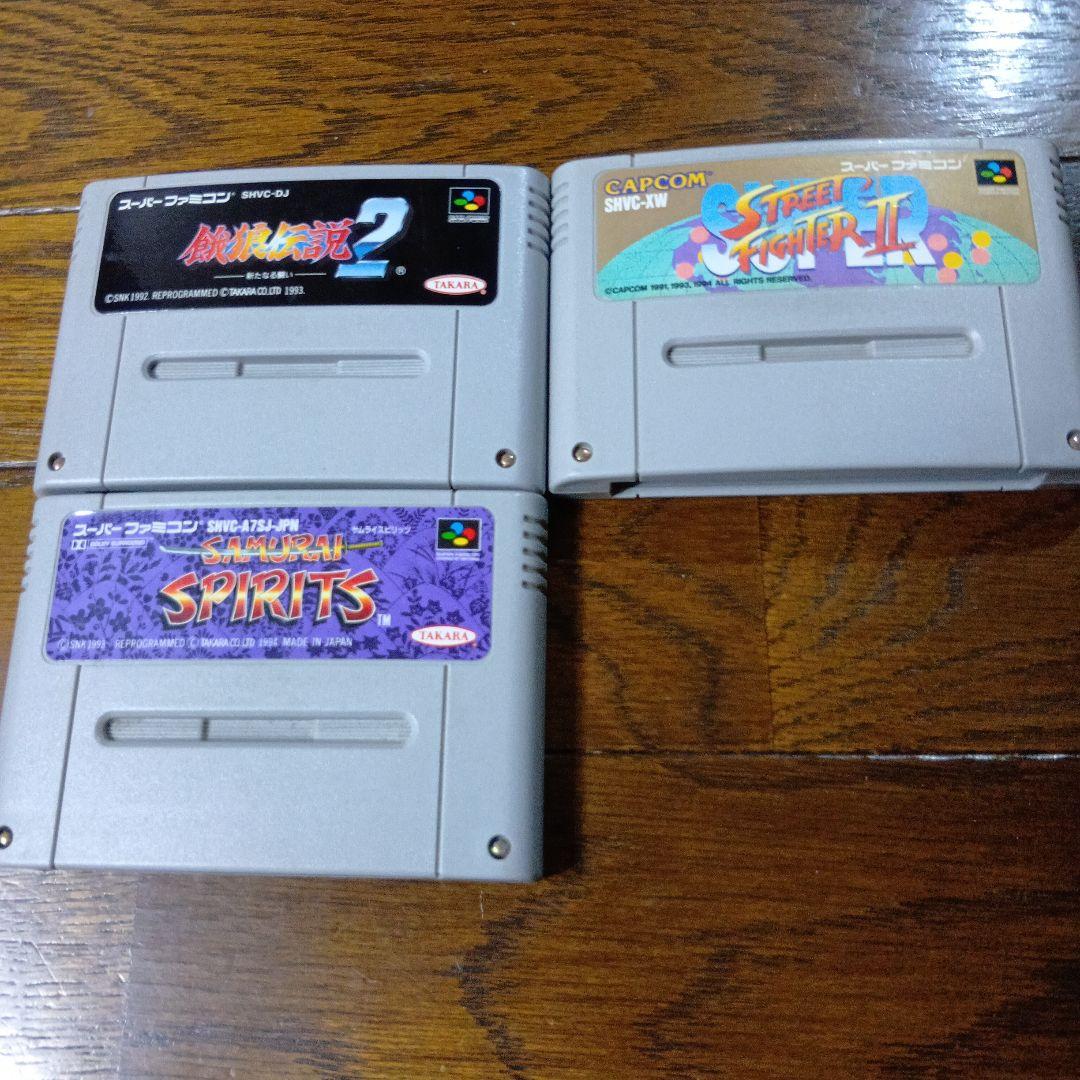 スーパーファミコン ソフト 3本セット、ソフトのみ没有明显的损伤或污渍