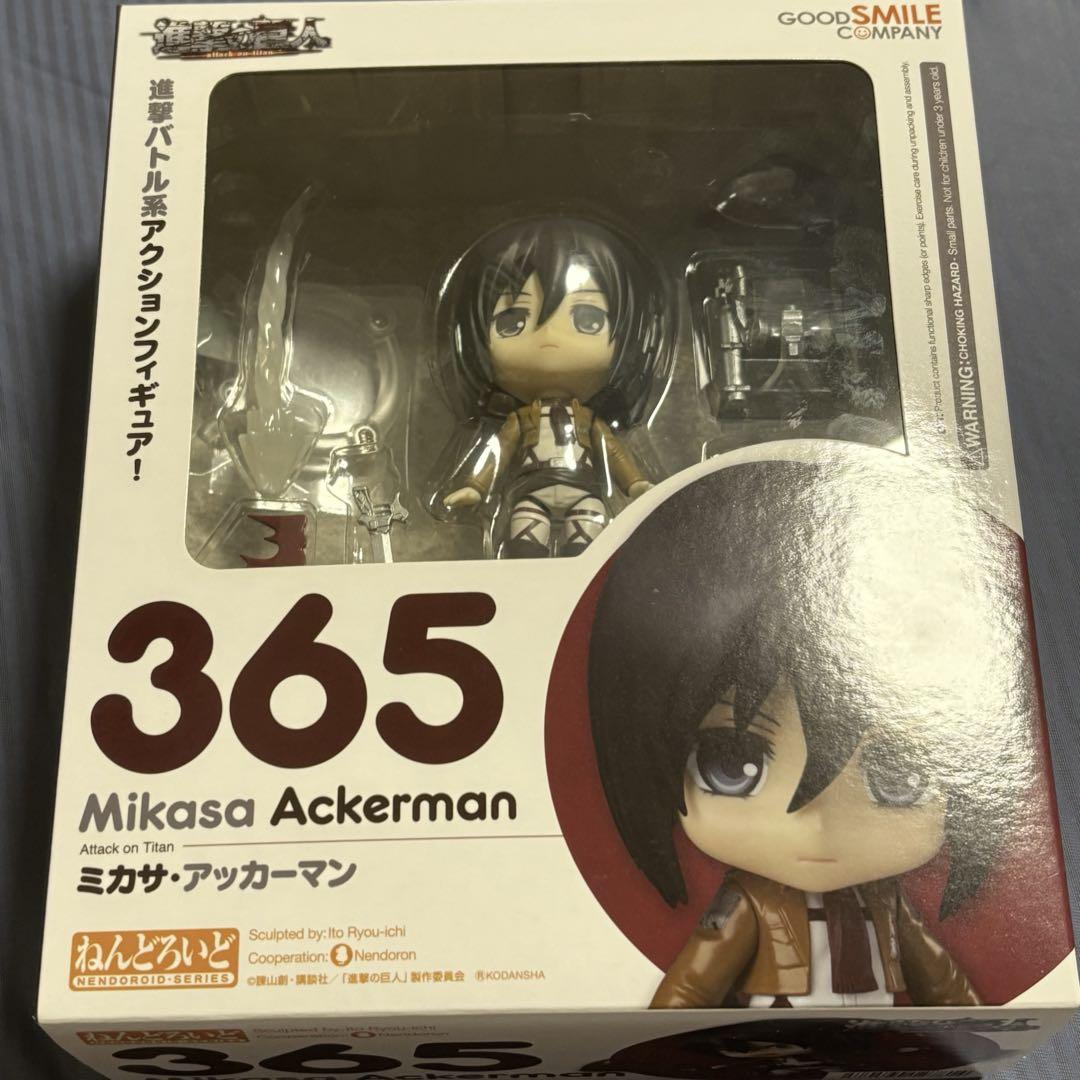 進撃の巨人 ねんどろいど 365 ミカサ ミカサ・アッカーマン有些许损伤或污渍