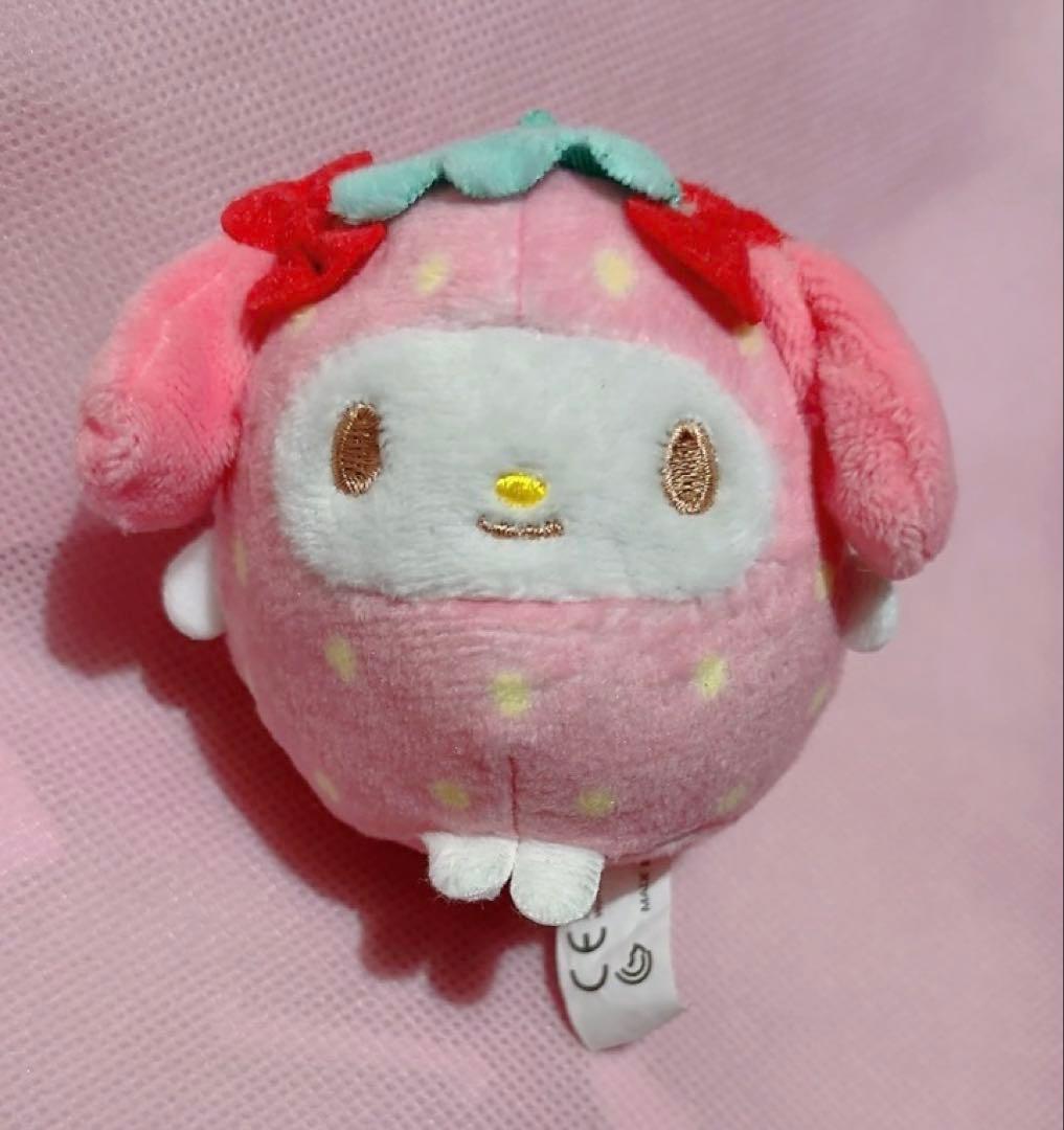 サンリオ　マイメロディ　おてのりドール　いちご　マスコット接近未使用