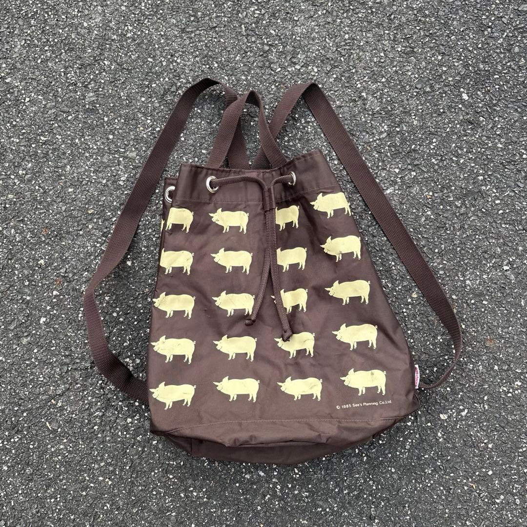 drug store's 豚柄 リュックdrug store's;接近未使用